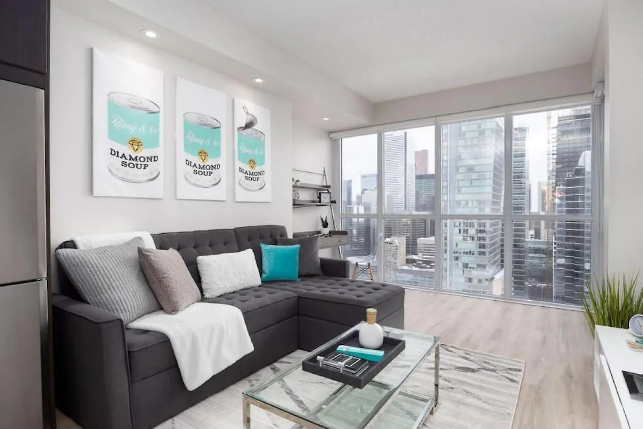 Villa Luxury Cn Tower View King Bed Balcony Free Park Toronto